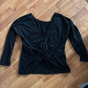Elegant Black Women's Top
